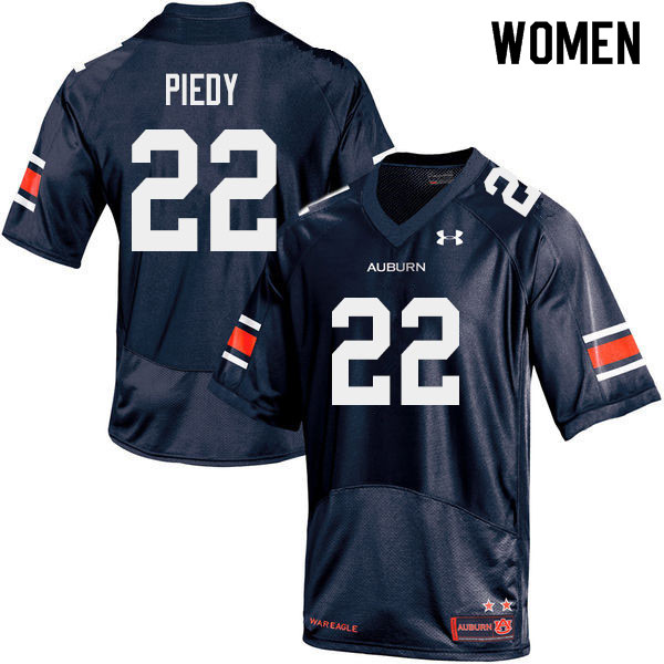 Women's Auburn Tigers #22 Erik Piedy Navy 2019 College Stitched Football Jersey